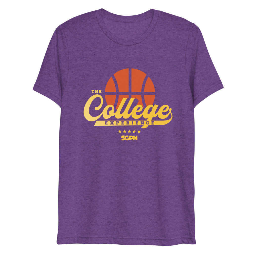 The College Experience Basketball Short sleeve t-shirt (Color Logo)