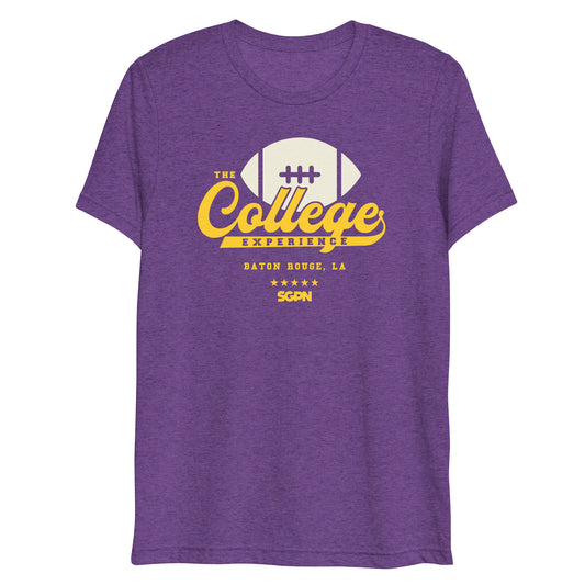 The College Football Experience - Baton Rouge edition - Purple Short sleeve t-shirt