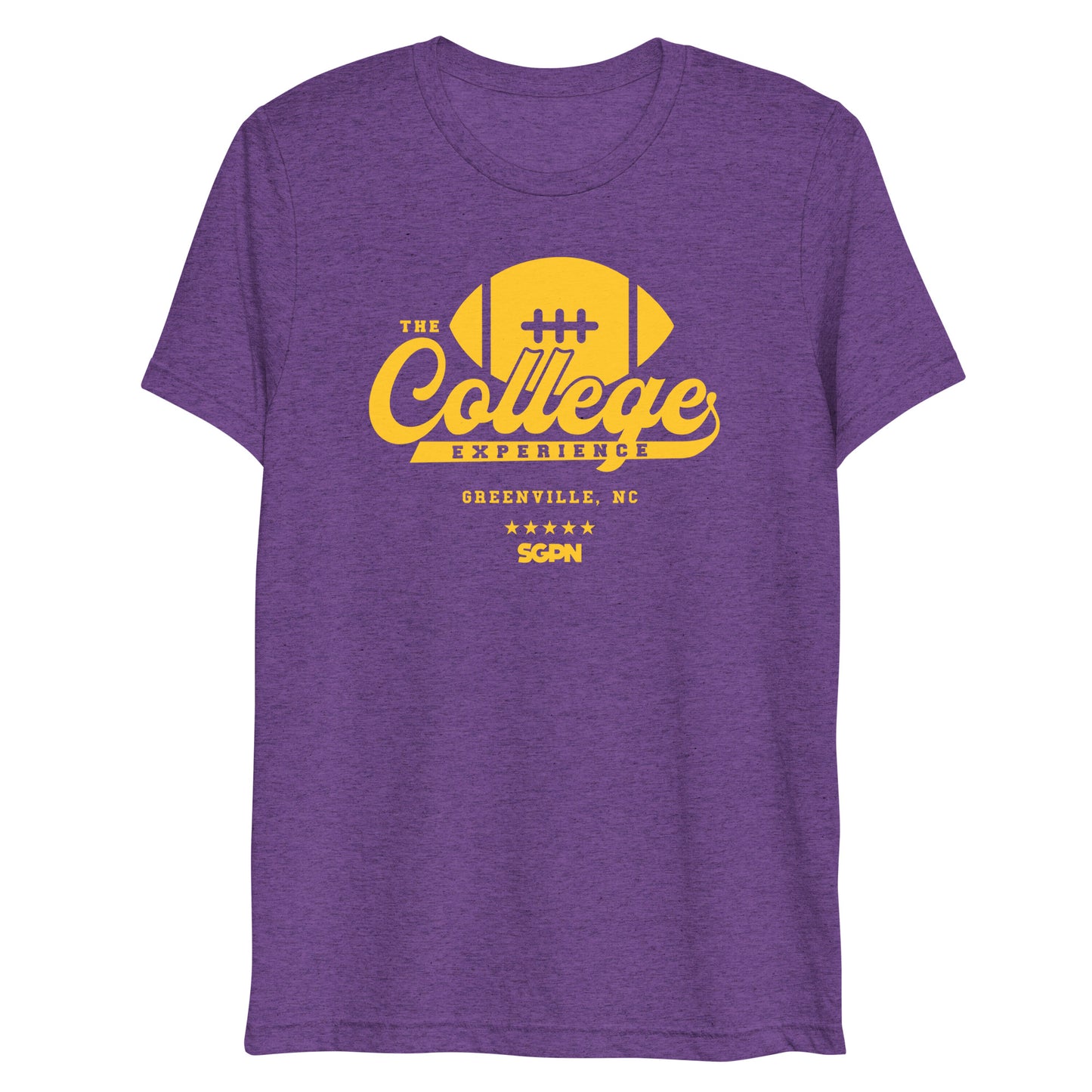 The College Football Experience - Greenville edition - Purple Short sleeve t-shirt