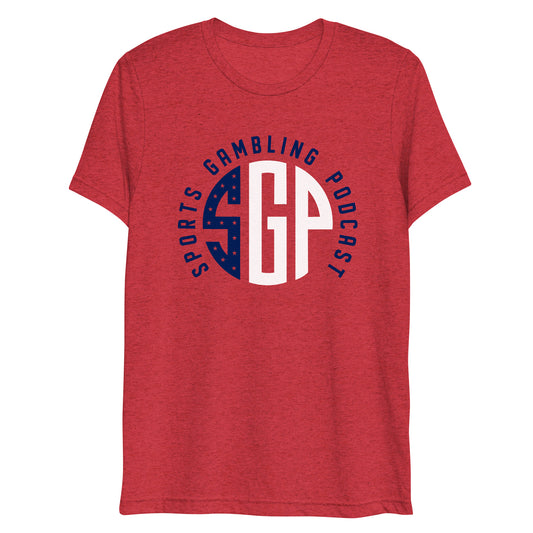 SGP Red, White and Blue Short sleeve t-shirt (Red Shirt)