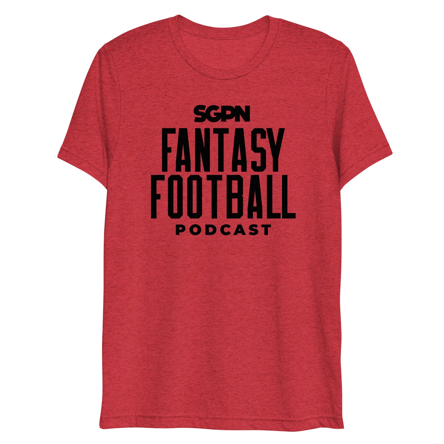 Fantasy Football Podcast Short sleeve t-shirt (Black Logo)