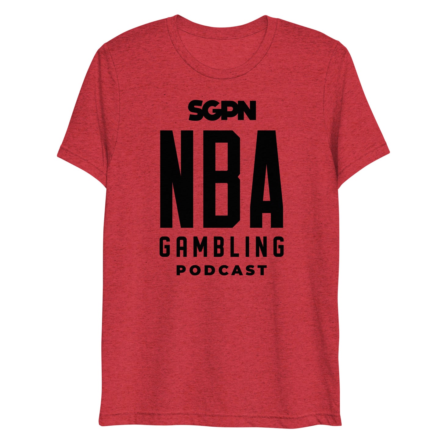 NBA Gambling Podcast Short sleeve t-shirt (Black Logo)