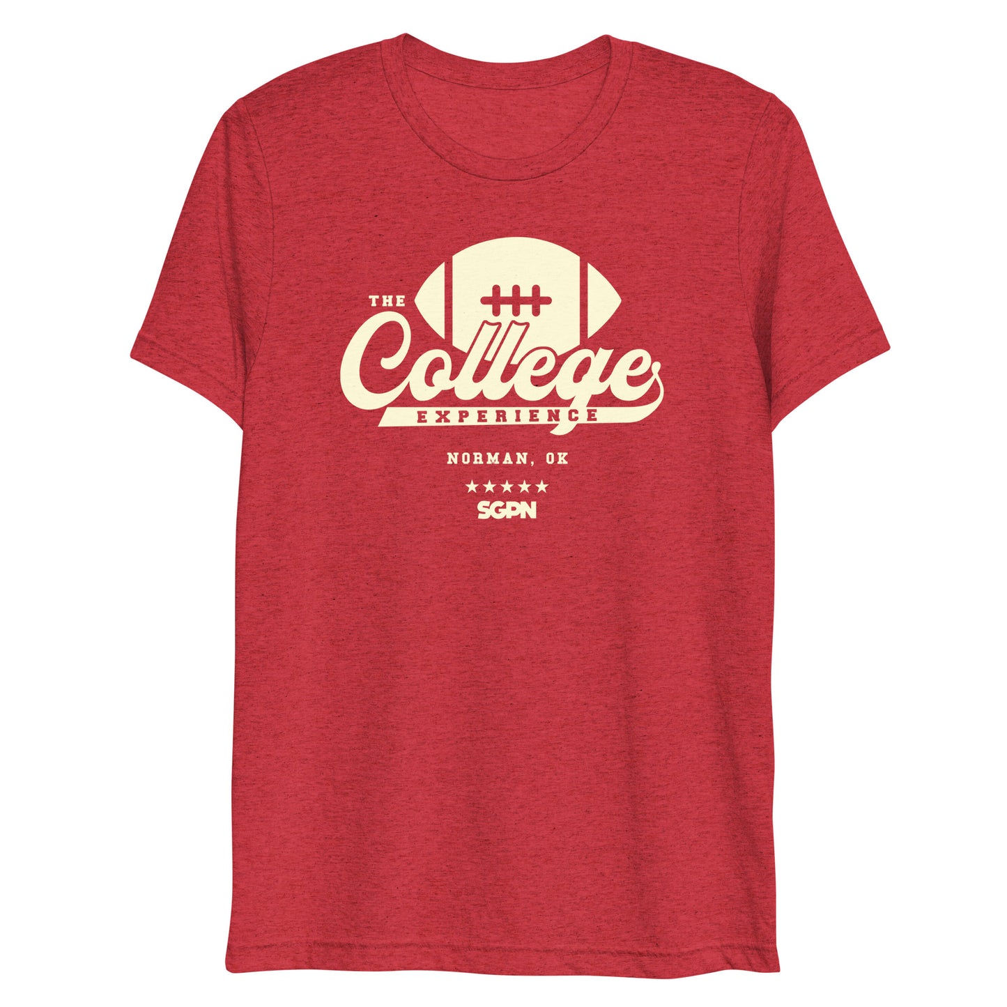 The College Football Experience - Norman edition - Red Short sleeve t-shirt