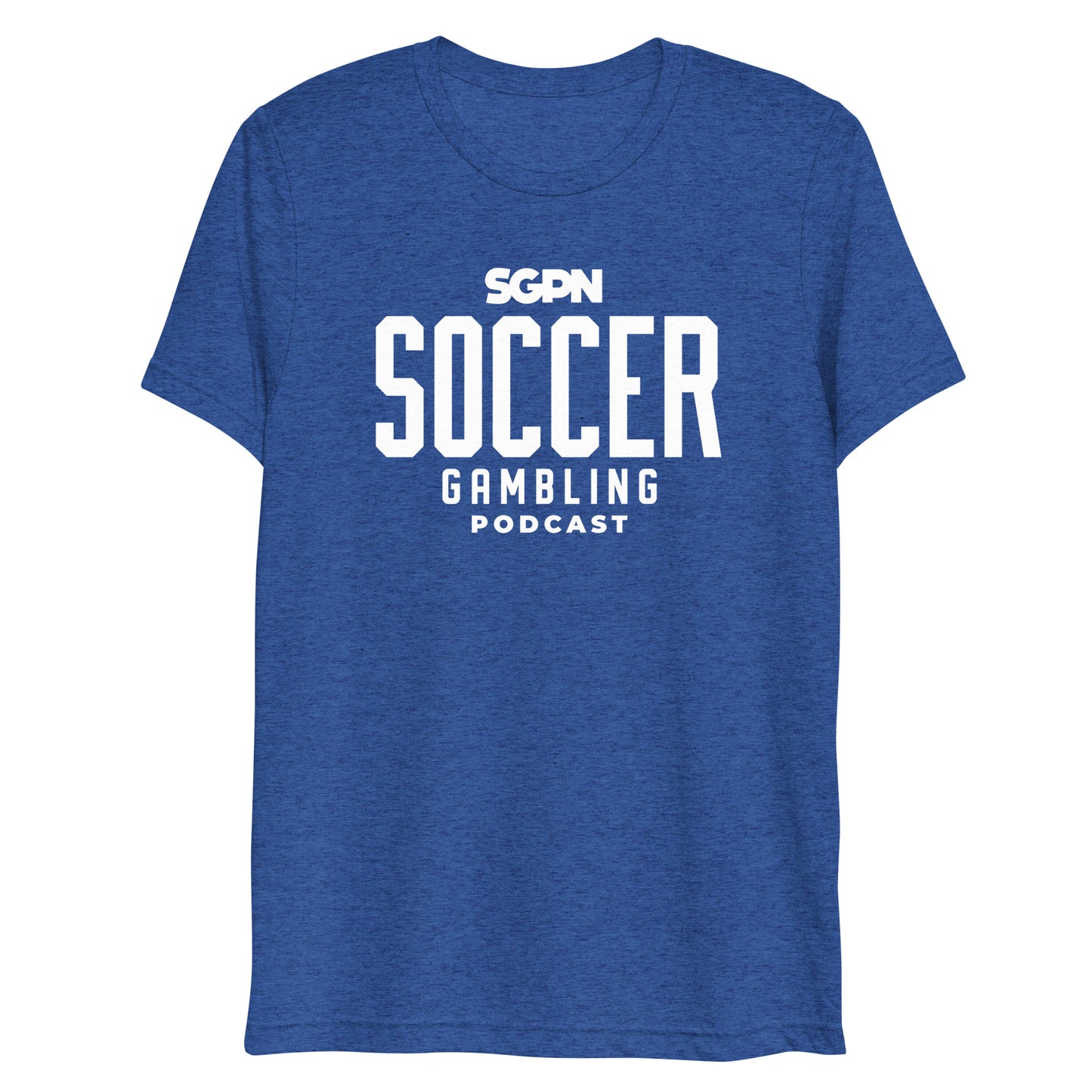 Soccer Gambling Podcast Short sleeve t-shirt (White Logo)