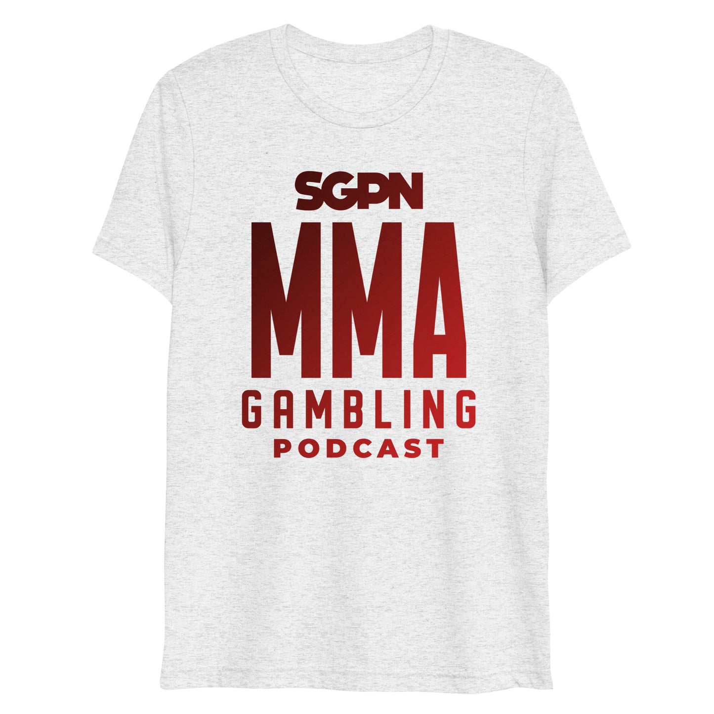 MMA Gambling Podcast Short sleeve t-shirt (Color Logo)