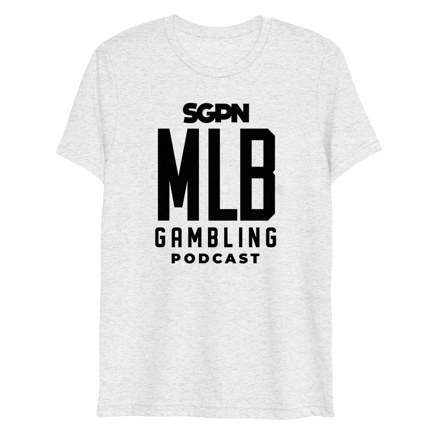 MLB Gambling Podcast Short sleeve t-shirt (Black Logo)