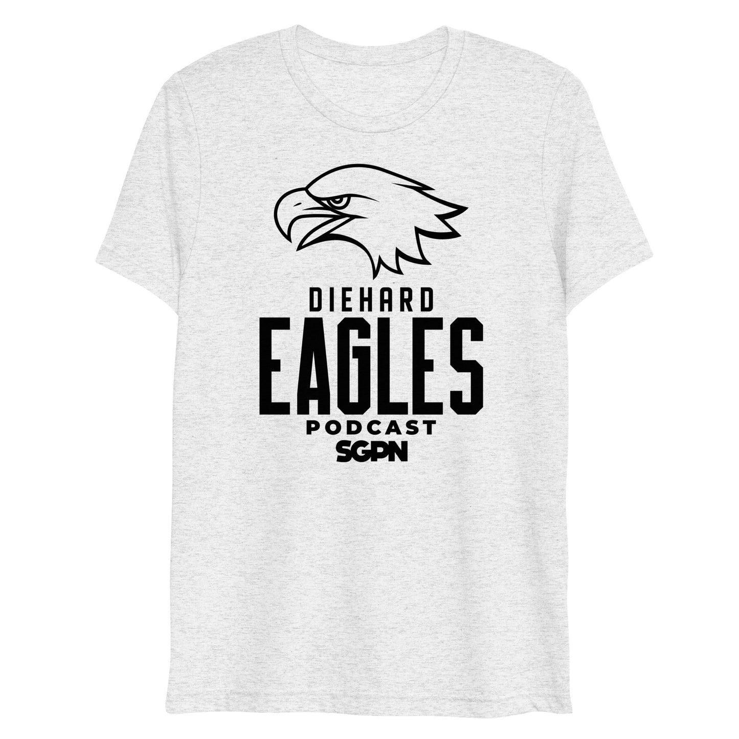 Diehard Eagles Podcast Short sleeve t-shirt (Black Logo)
